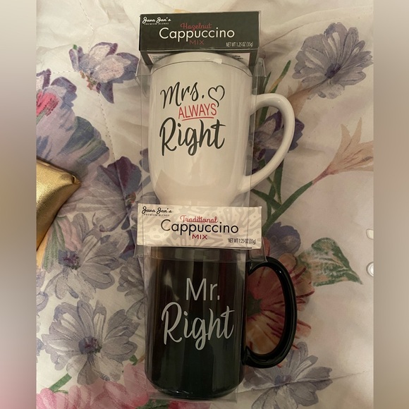 Other - Mr and mrs cappuccino mix and mug set